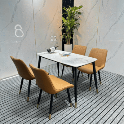 Bộ bàn ăn nhập khẩu 4 ghế Sloft BA110