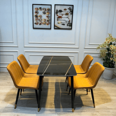 Bộ bàn ăn nhập khẩu 4 ghế Sloft BA110