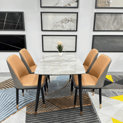 Bộ bàn ăn nhập khẩu 4 ghế Monet BA138