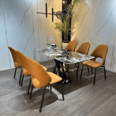 bàn ăn nhập khẩu 6 ghế cao cấp