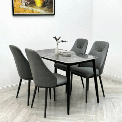 bàn ăn nhập khẩu 4 ghế BA151
