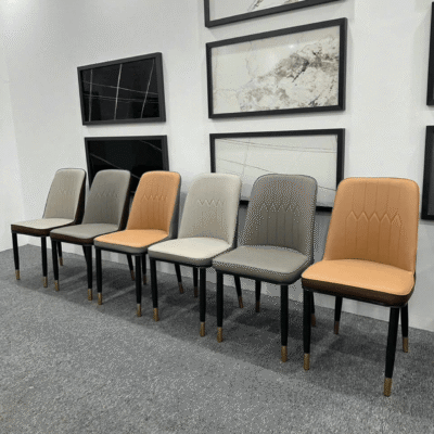 Bàn ăn chân sắt 6 ghế Monet nhập khẩu BA148