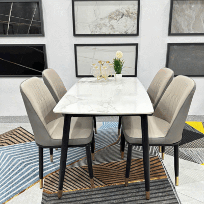 Bộ bàn ăn 4 ghế Monet nhập khẩu BA144