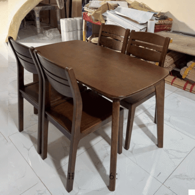 Bộ bàn ăn 4 ghế gỗ tần bì BA165
