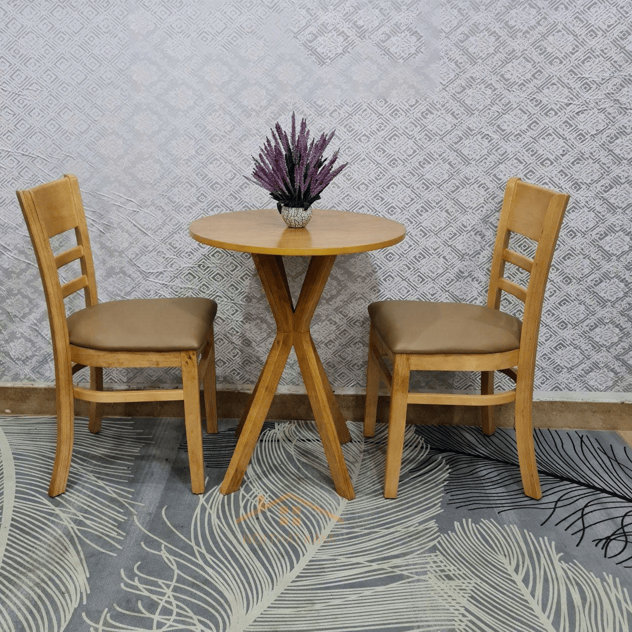 Bàn ăn tròn 2 ghế Cabin BA219