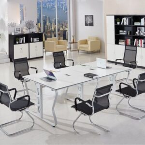 Bàn họp chân sắt 2M4 giá rẻ-BH008