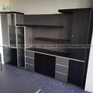 Tủ Giám Đốc Sang Trọng Phối 2 Màu TGD009