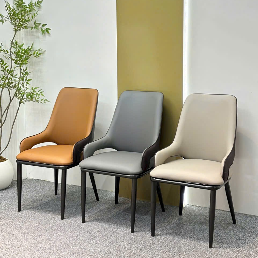 Bàn ăn tròn nhập khẩu 6 ghế xóa mực BA118a